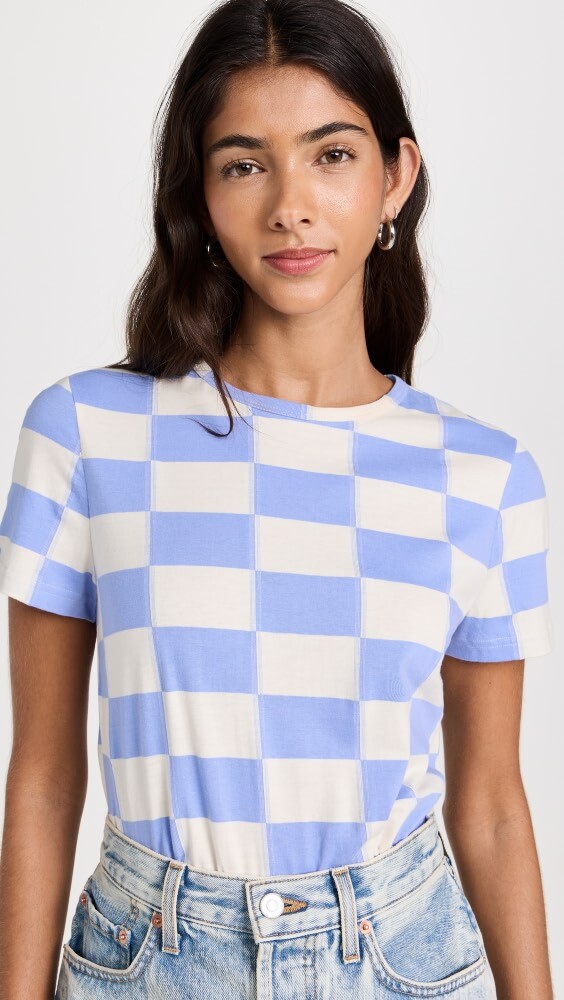 

Футболка Tory Burch Checkerboard