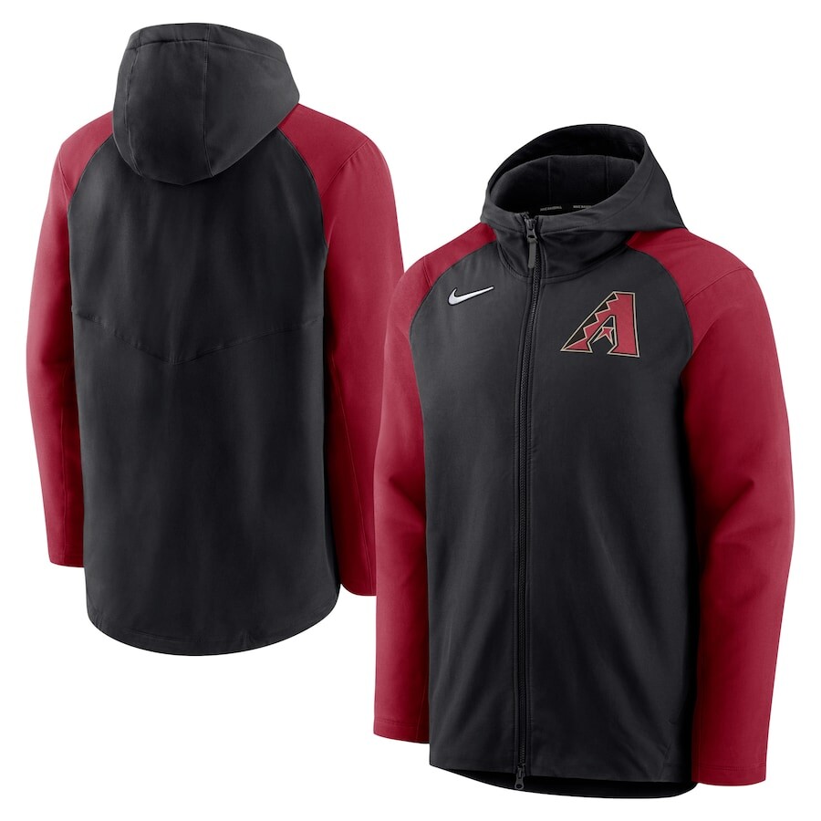 

Толстовка на молнии Nike Arizona Diamondbacks, черный