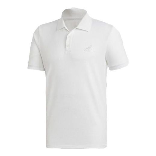 футболка adidas mens tennis sports polo shirt white белый Футболка adidas Tennis Sports lapel Polo Shirt White, белый