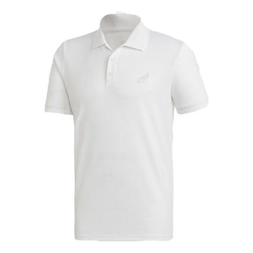 

Футболка adidas Tennis Sports lapel Polo Shirt White, белый, Белый;серый