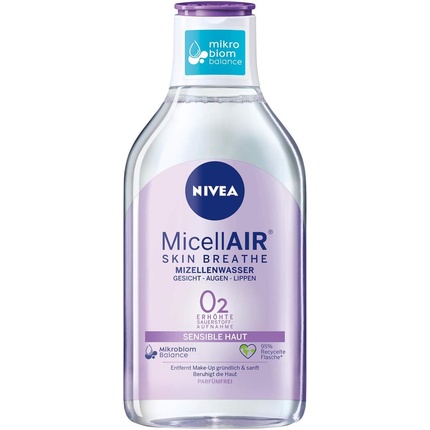 Мицеллярная вода Skin Breathe для чувствительной кожи 400 мл, Nivea мицеллярная вода nivea для сухой чувствительной кожи 400 мл