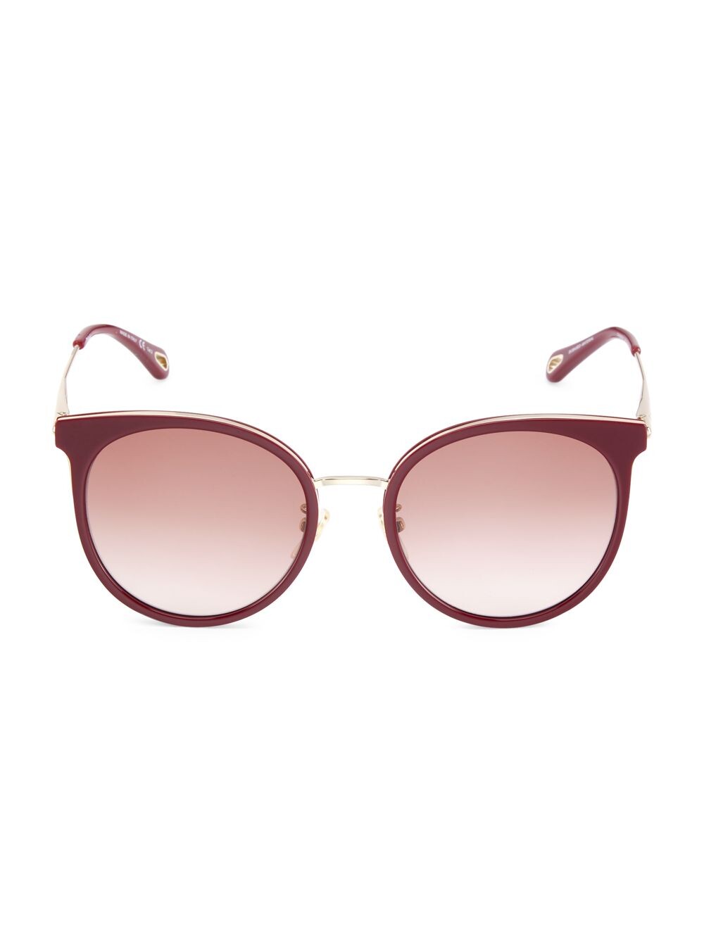 

Солнцезащитные очки «кошачий глаз» Quelia 56MM Chloé, бордовый
