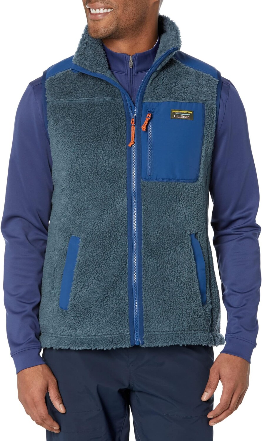 

Жилет Bean's Sherpa Vest Regular L.L.Bean, цвет Storm Blue
