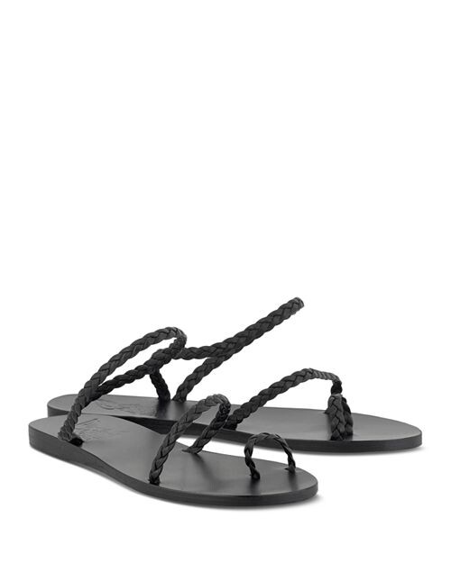 

Женские сандалии Eleftheria с плетеными ремешками Ancient Greek Sandals, цвет Black