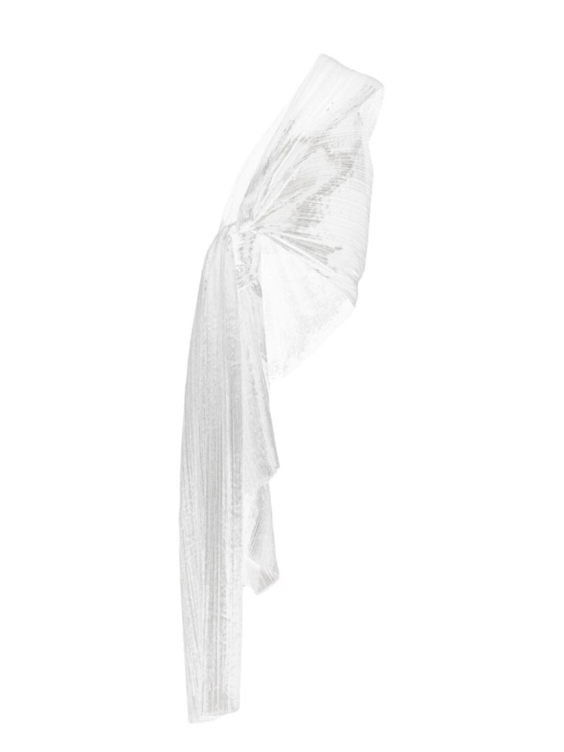 

Pleats Please Issey Miyake плиссированный шарф, серый