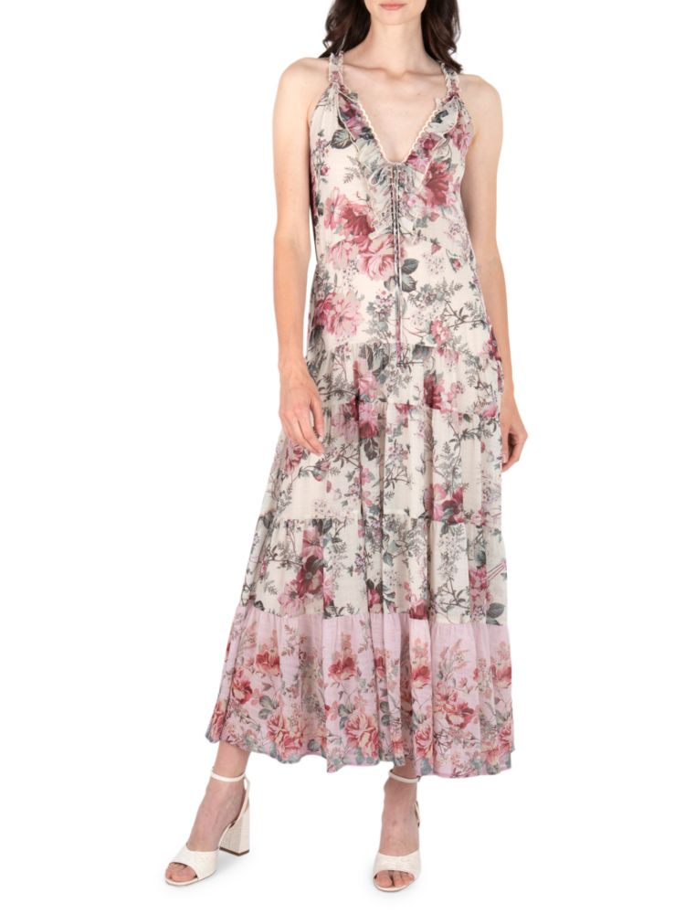Платье макси с цветочным принтом Super Natural Emma Secret Mission, цвет Romantic Floral цена и фото