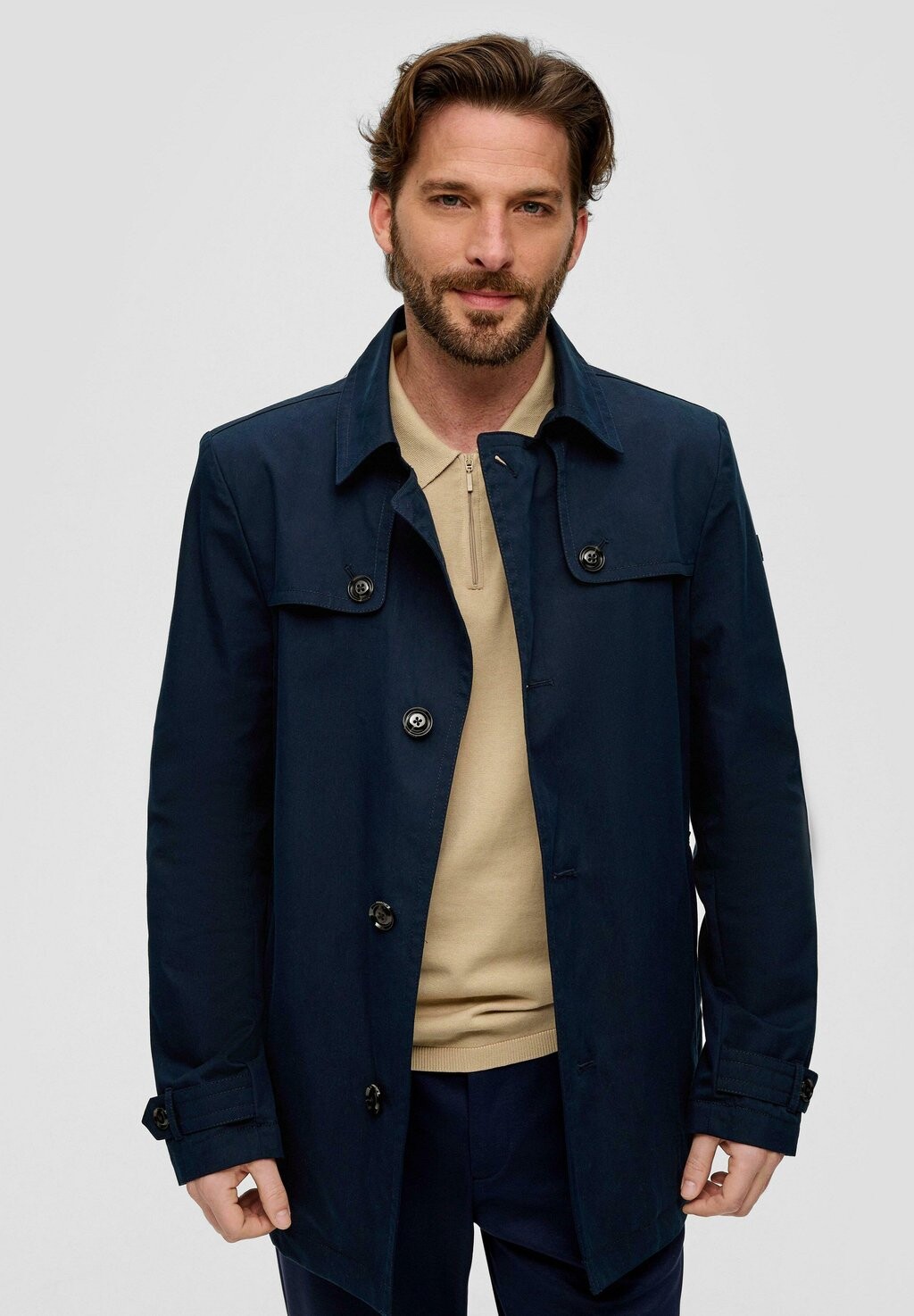 

Короткое пальто s.Oliver BLACK LABEL, цвет navy
