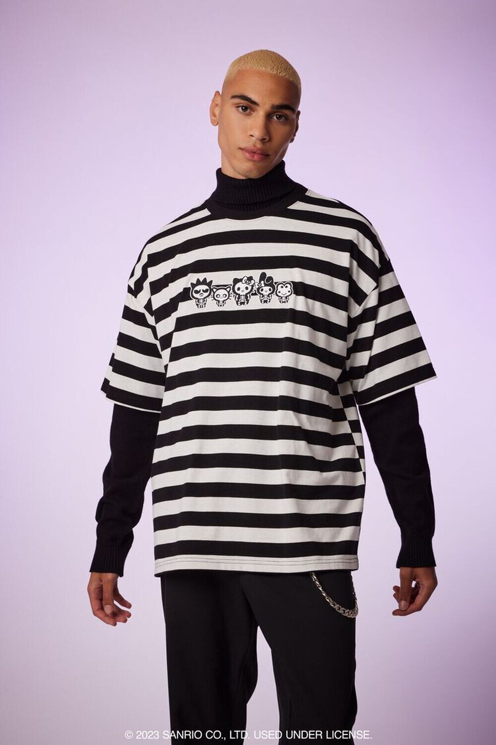 

Футболка с рисунком Скелет Hello Kitty & Friends Forever 21, белый