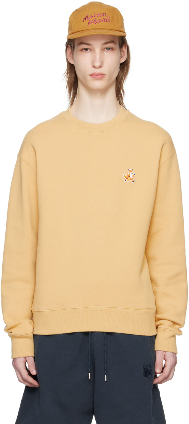 

Желтый свитшот Speedy Fox Maison Kitsune