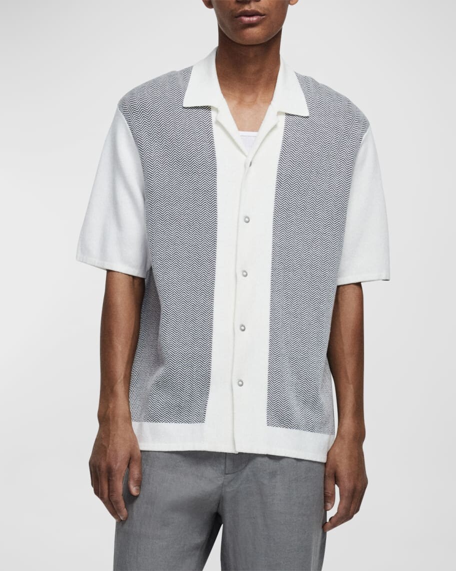 

Мужская рубашка в стиле елочка Rag & Bone