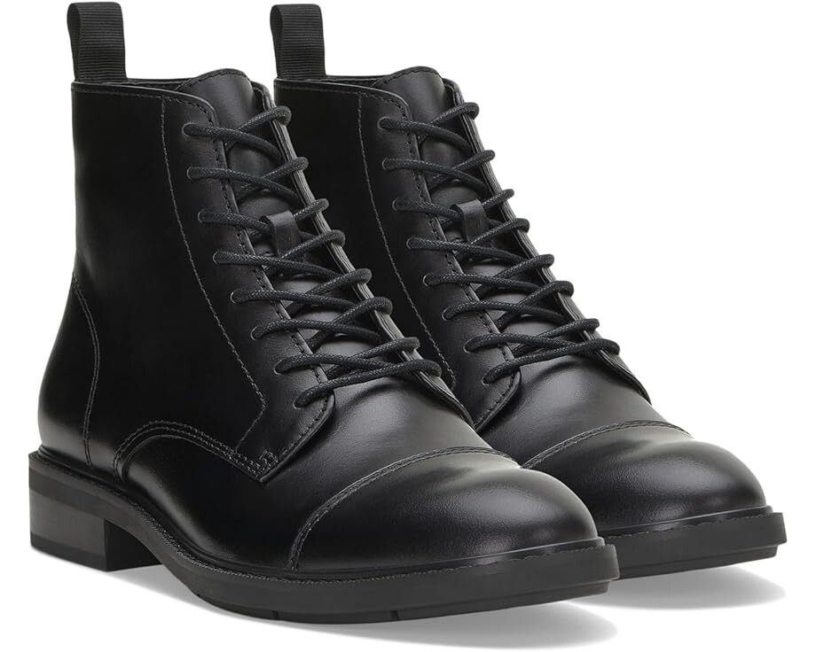 

Ботинки Vince Camuto Ferko Lace-Up Cap Toe Boot, черный