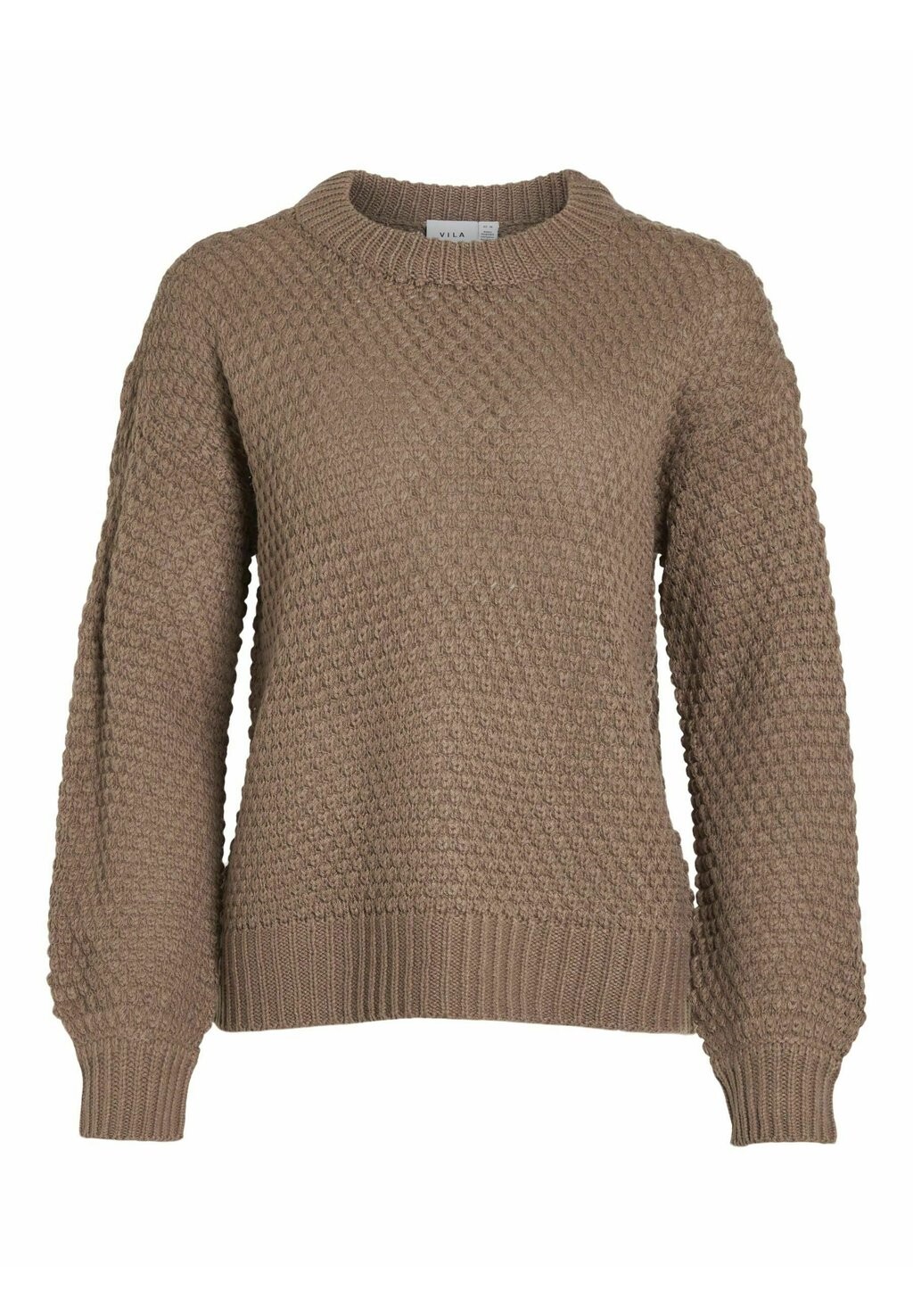 

Свитшот VILA TEXTURIERTER, цвет brown lentil