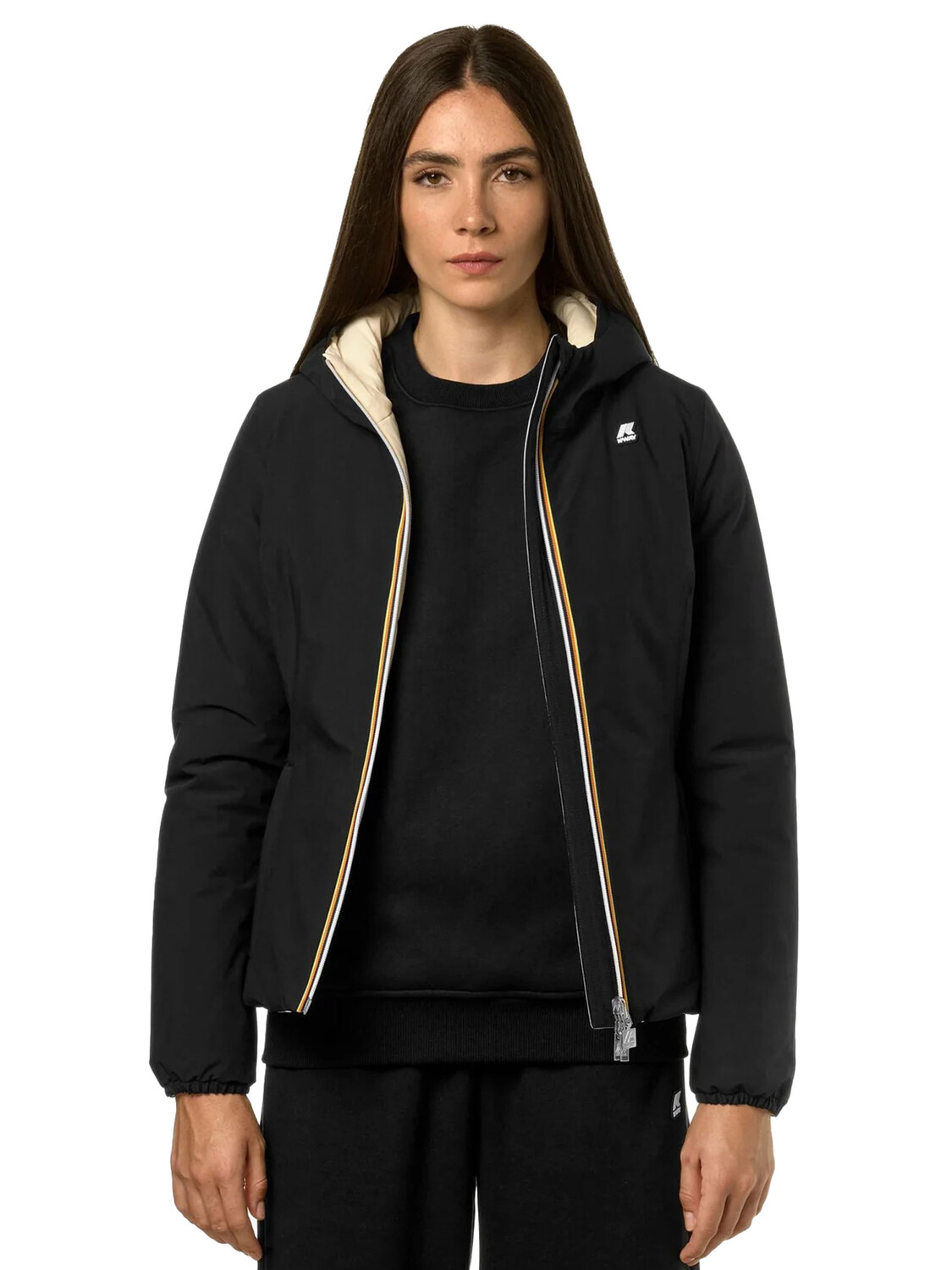 

Kway Lily St Теплая двусторонняя куртка, черный