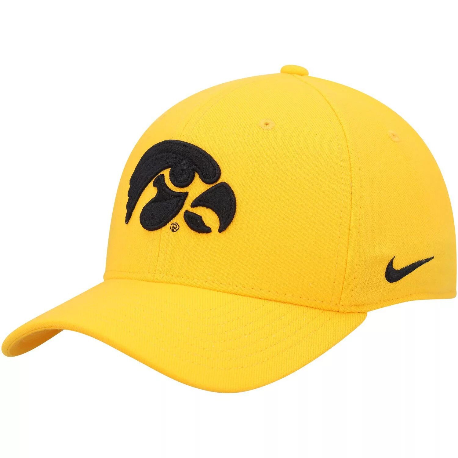 

Мужская гибкая кепка Nike Gold Iowa Hawkeyes Classic99 Swoosh Performance