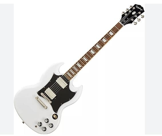 

Электрогитара Epiphone SG Standard Alpine White Batwing Electric Guitar
