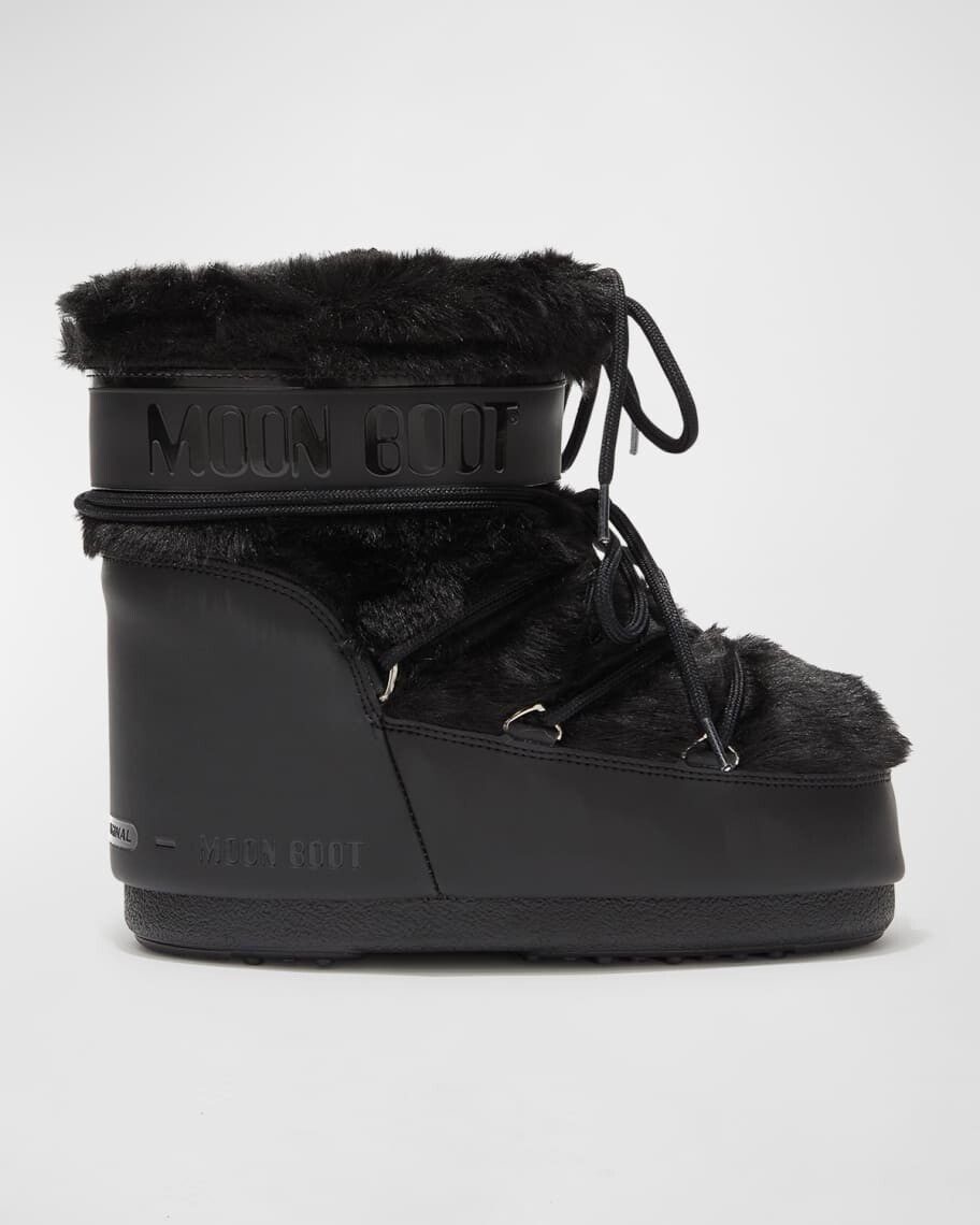 

Короткие зимние сапоги Icon из искусственного меха Moon Boot
