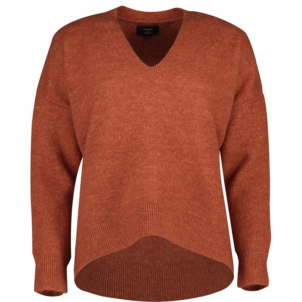 

Свитер Superdry Studios Slouch Vee Knit, красный