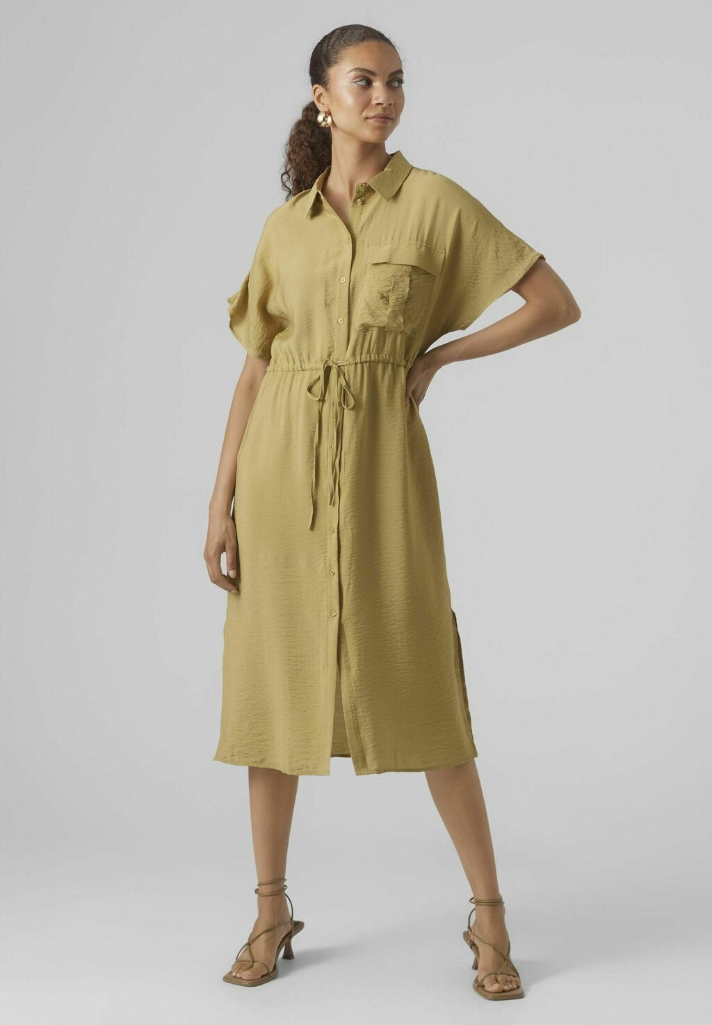 

Классическая рубашка Vero Moda VMIRIS WVN NOOS, хаки