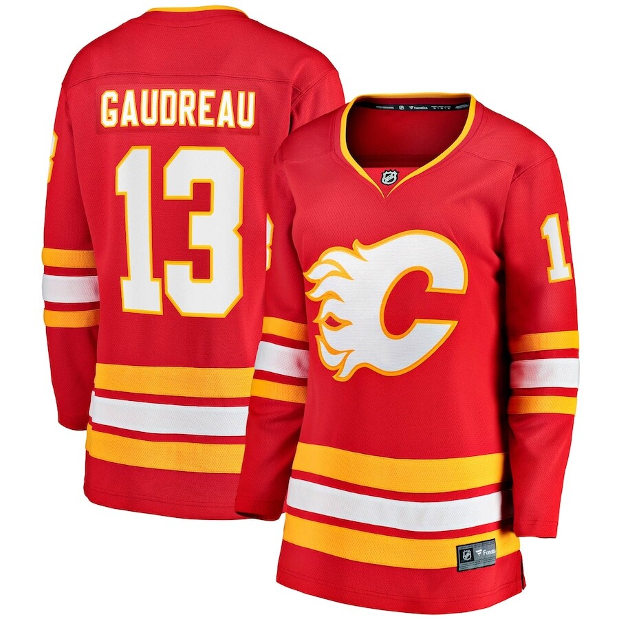 

Джерси Fanatics Branded Calgary Flames, красный