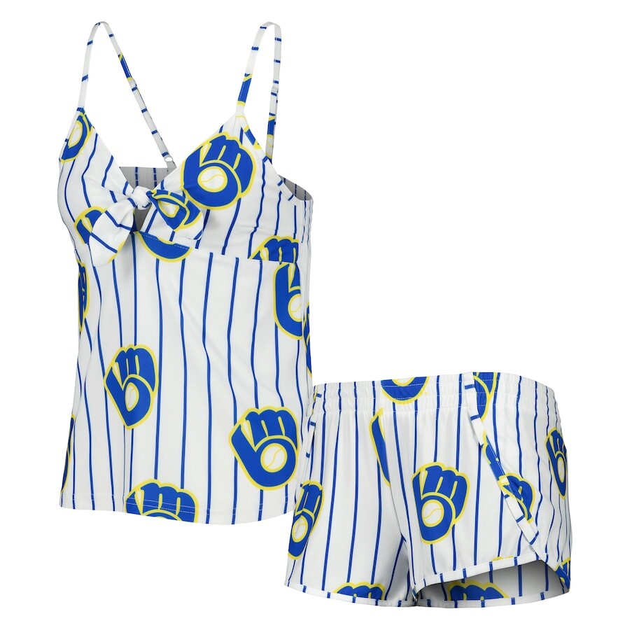 

Пижамный комплект Concepts Sport Milwaukee Brewers, белый