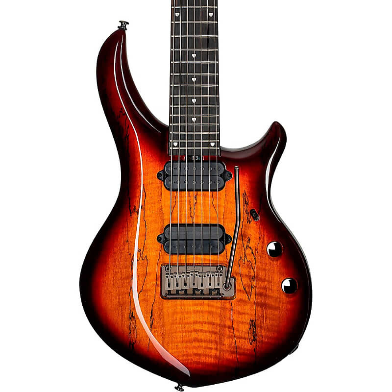 

Электрогитара Sterling by Music Man Majesty With DiMarzio Pickups 7-String Electric Guitar Blood Orange Burst