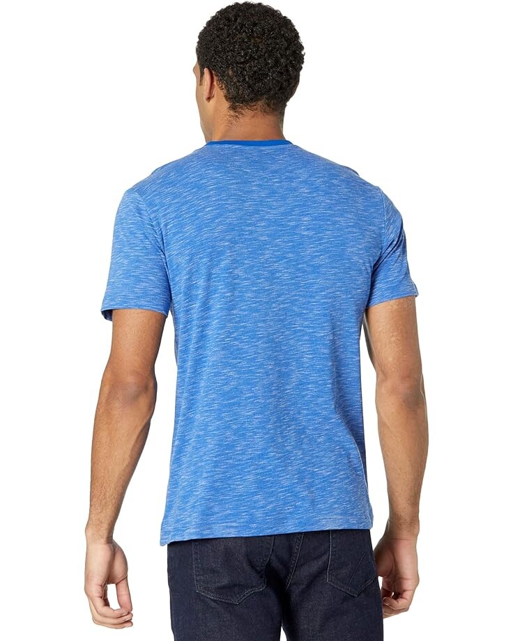 

Футболка U.S. POLO ASSN. Space Dyed V-Neck T-Shirt, цвет Olympian Blue