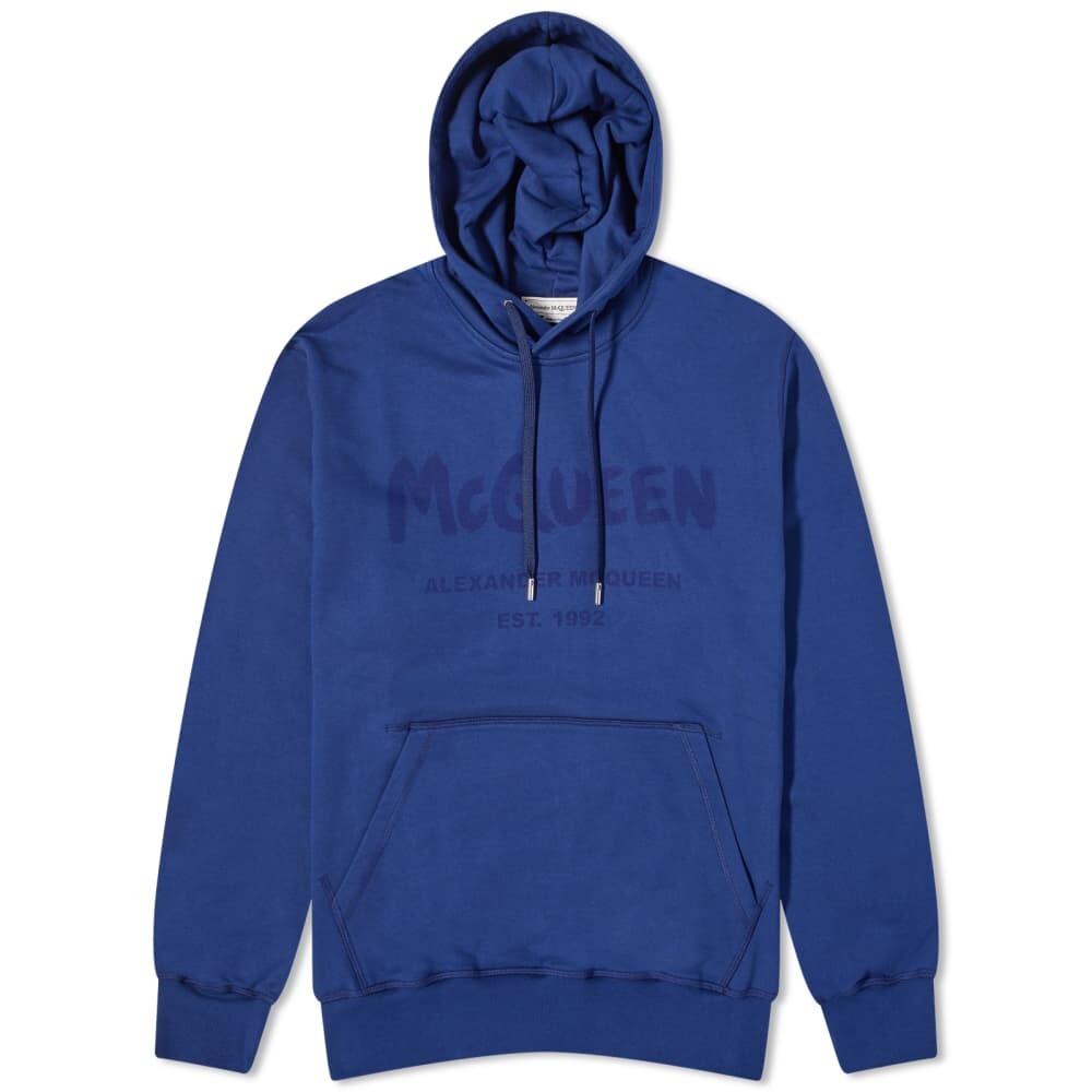 

Толстовка с логотипом Alexander McQueen в стиле граффити