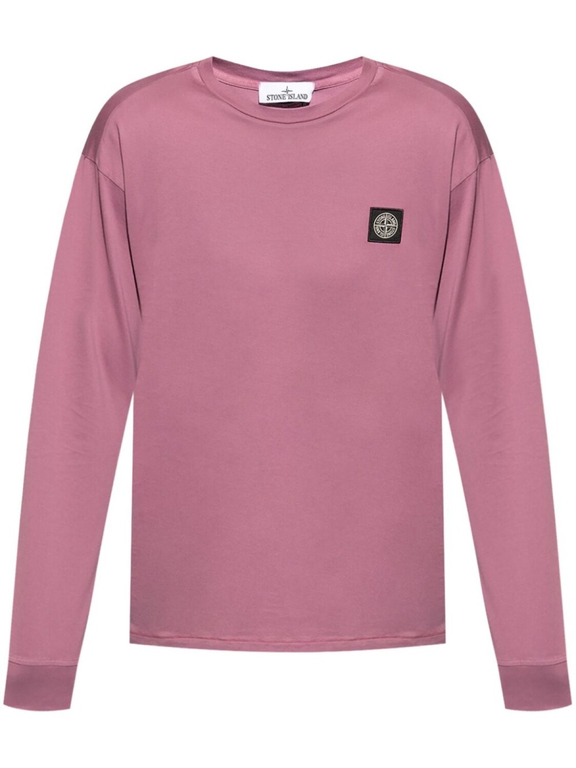 

Stone Island хлопковая толстовка с компасом, розовый