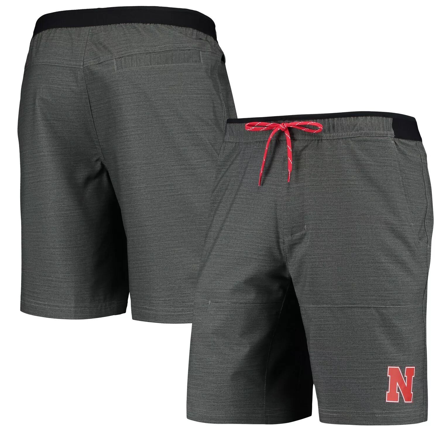 

Мужские шорты Columbia Grey Nebraska Huskers Twisted Creek Omni-Shield