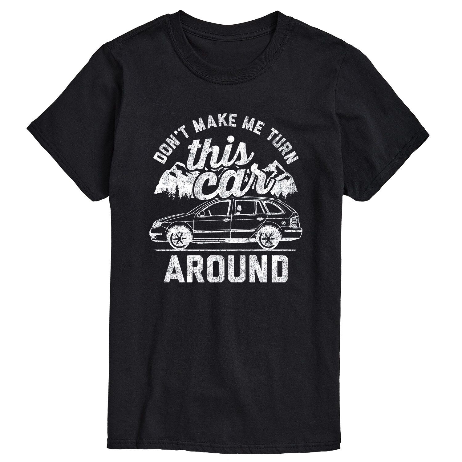 

Мужская футболка с графическим рисунком Turn This Cararound Licensed Character