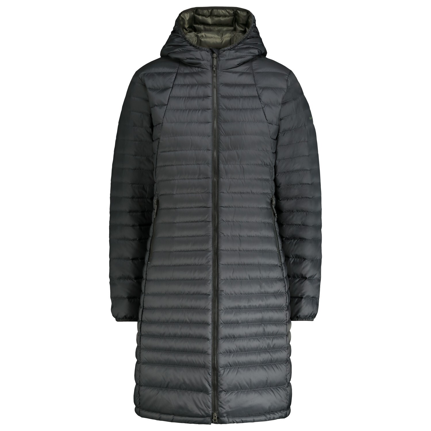

Пальто Kathmandu Women's Heli R Longline Down Coat, цвет Black Stingray