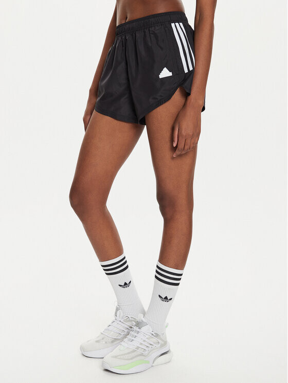 

Спортивные шорты свободного кроя Adidas, черный
