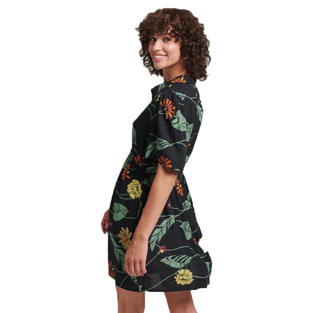 

Платье Superdry Vintage Mini Shirt, черный