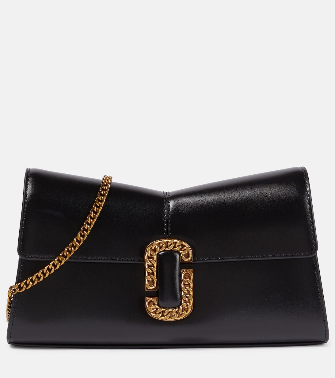 

Маленький кожаный клатч St Marc Marc Jacobs, черный