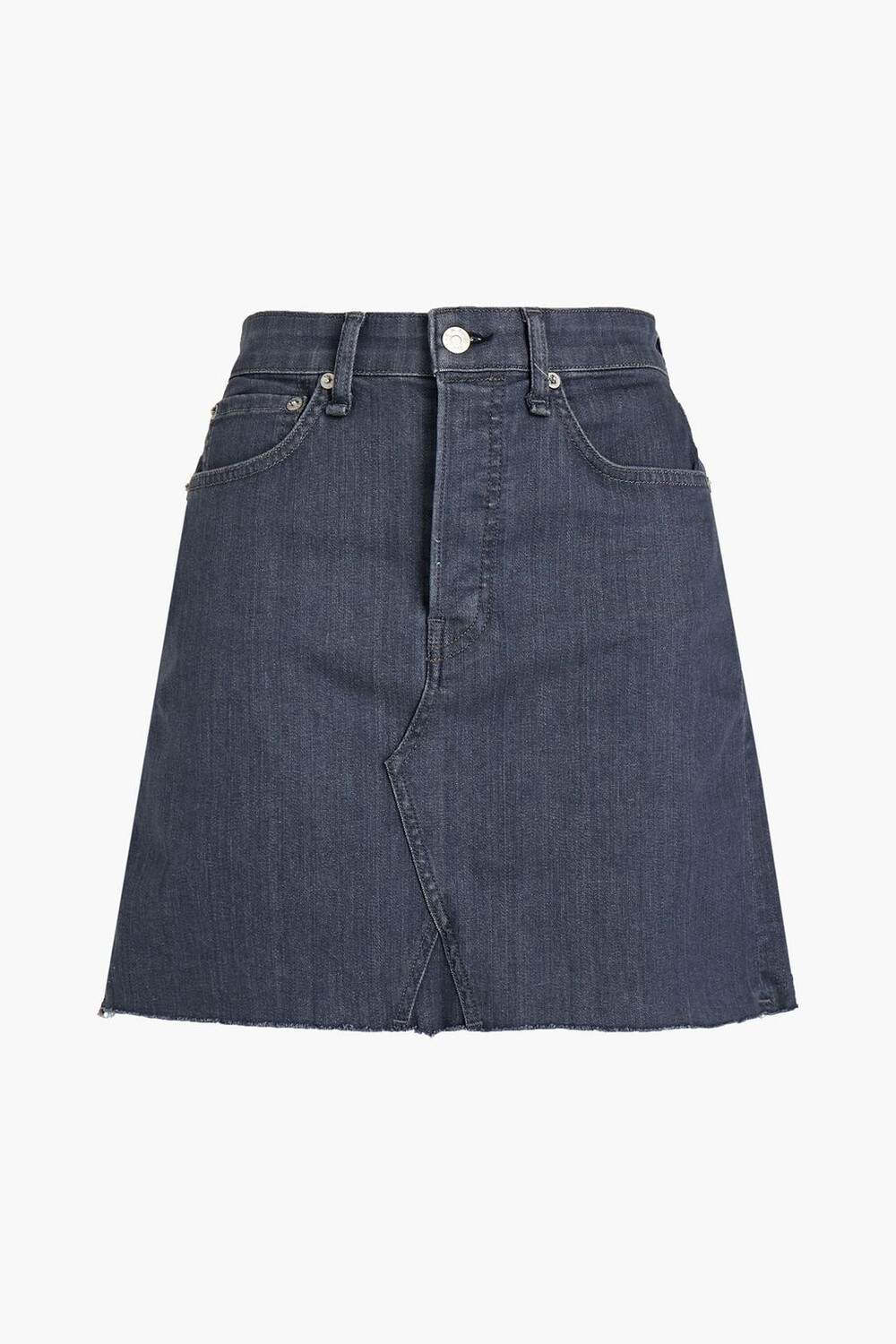 

Джинсовая мини-юбка Itty Bitty RAG & BONE, серый
