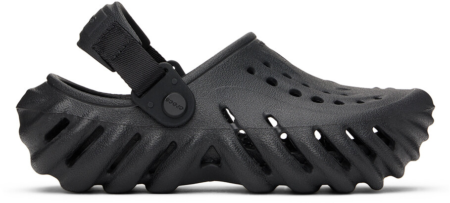 

Детские черные сабо Echo, черные Crocs