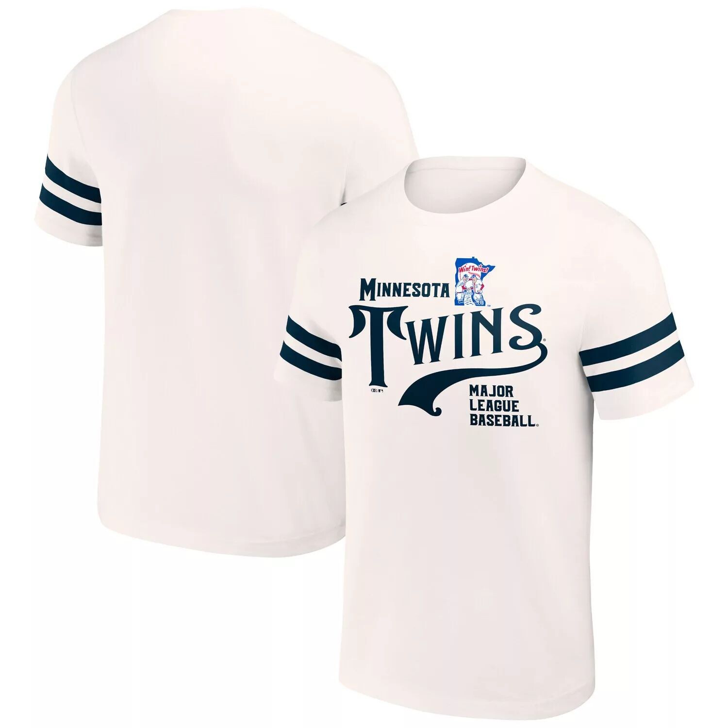 

Мужская винтажная футболка Darius Rucker Collection от Fanatics Cream Minnesota Twins Yarn Dye