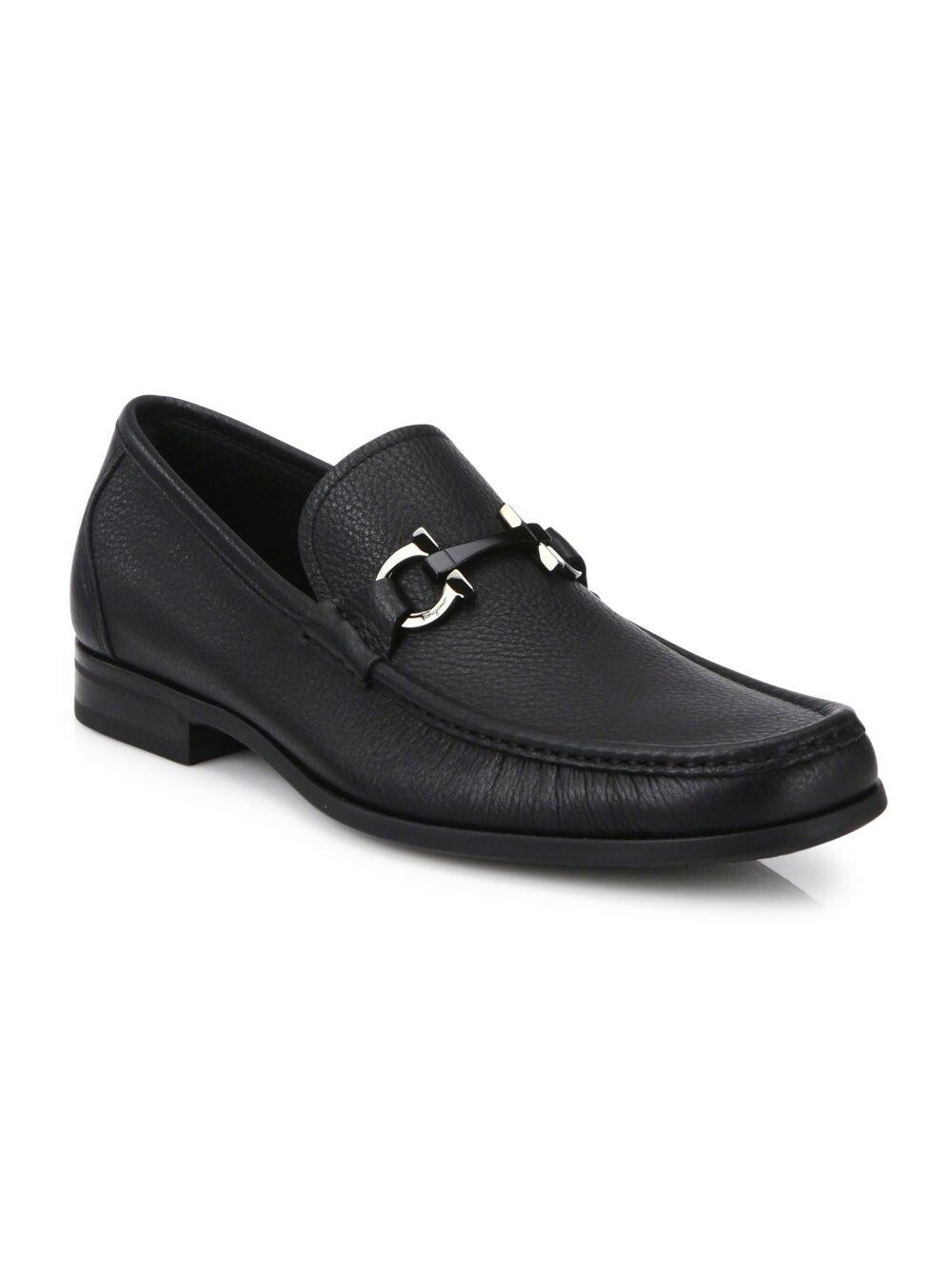

Кожаные лоферы Grandioso Gancini FERRAGAMO, неро