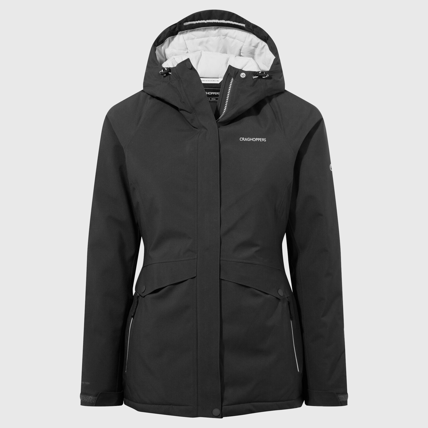 

Пуховик Craghoppers gefütterte Jacke Ellis Gore Tex, серый