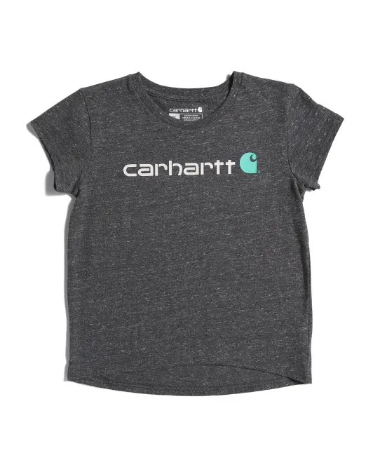 

Футболка с логотипом Little Girls Core Carhartt, цвет Sand