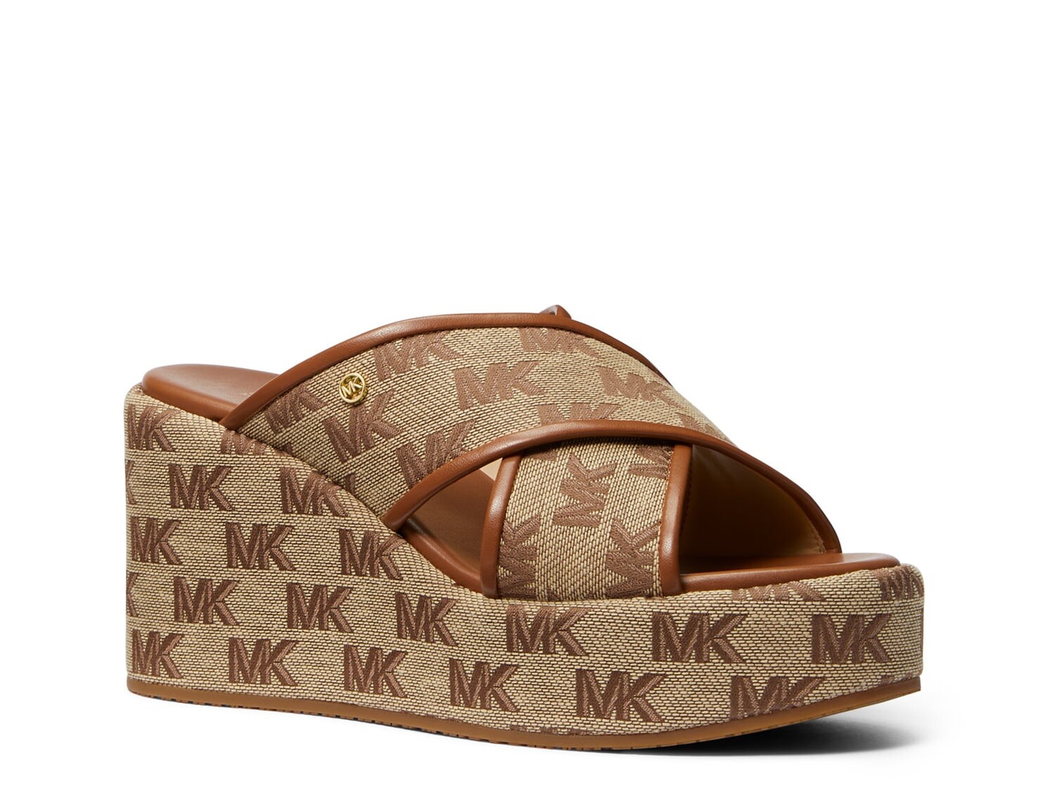 

Сандалии Michael Michael Kors Cary на танкетке, бежевый/черный