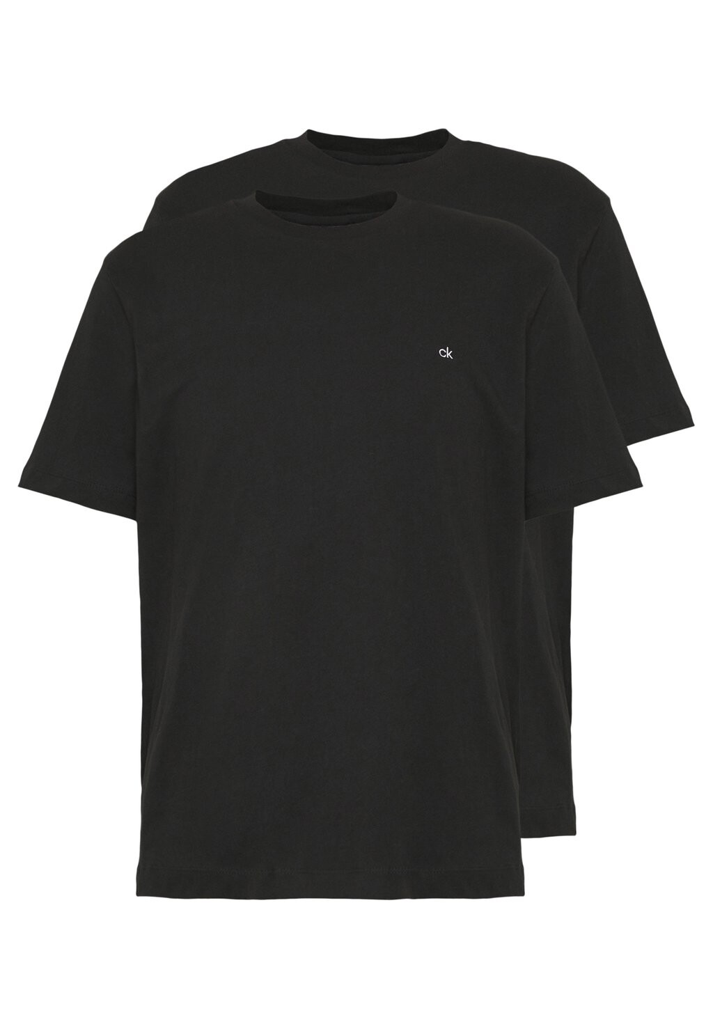 

базовая футболка Logo 2 Pack Calvin Klein, цвет black/black