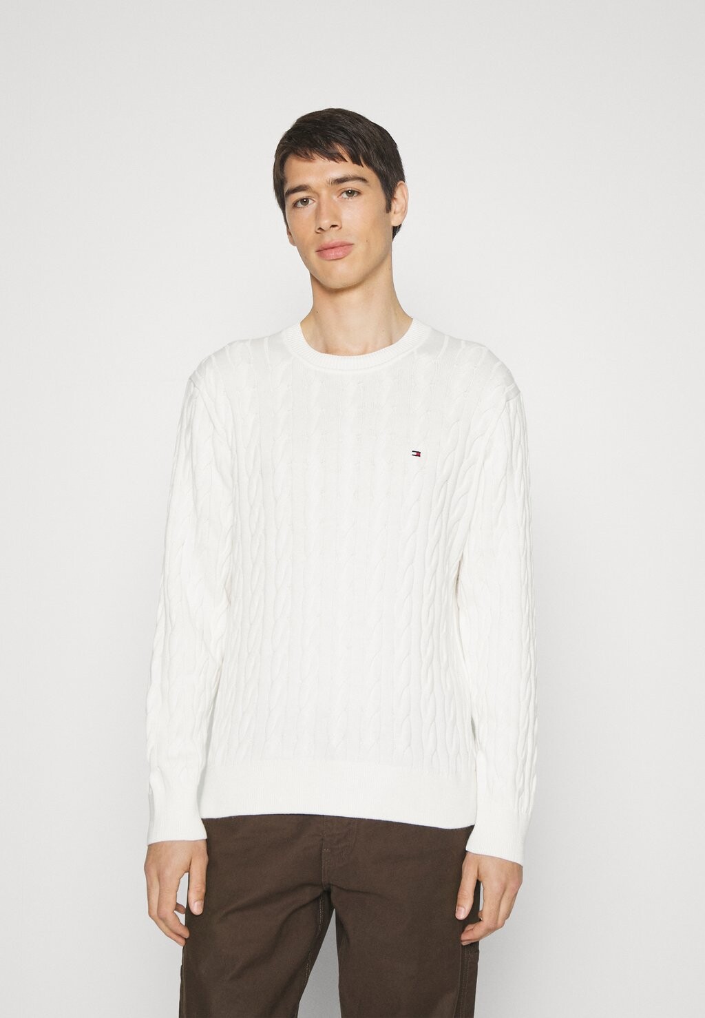 

Свитер CLASSIC CABLE CREW NECK Tommy Hilfiger, старинный белый