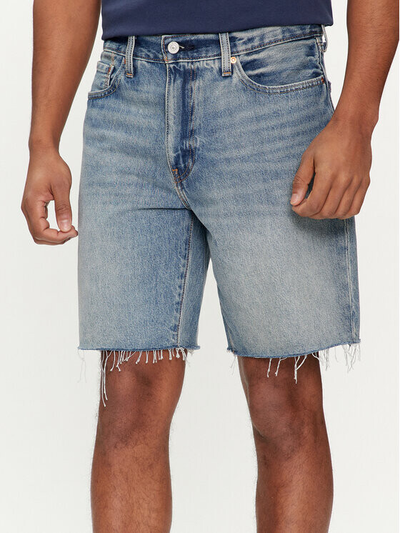 

Джинсовые шорты свободного кроя Levi's, синий