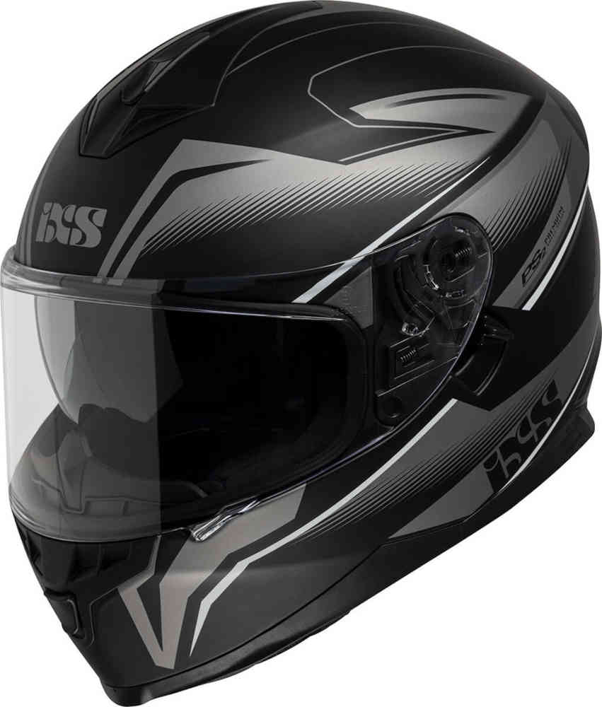 1100 2.3 Шлем IXS, черный матовый/серый 1100 1 0 шлем ixs синий мэтт