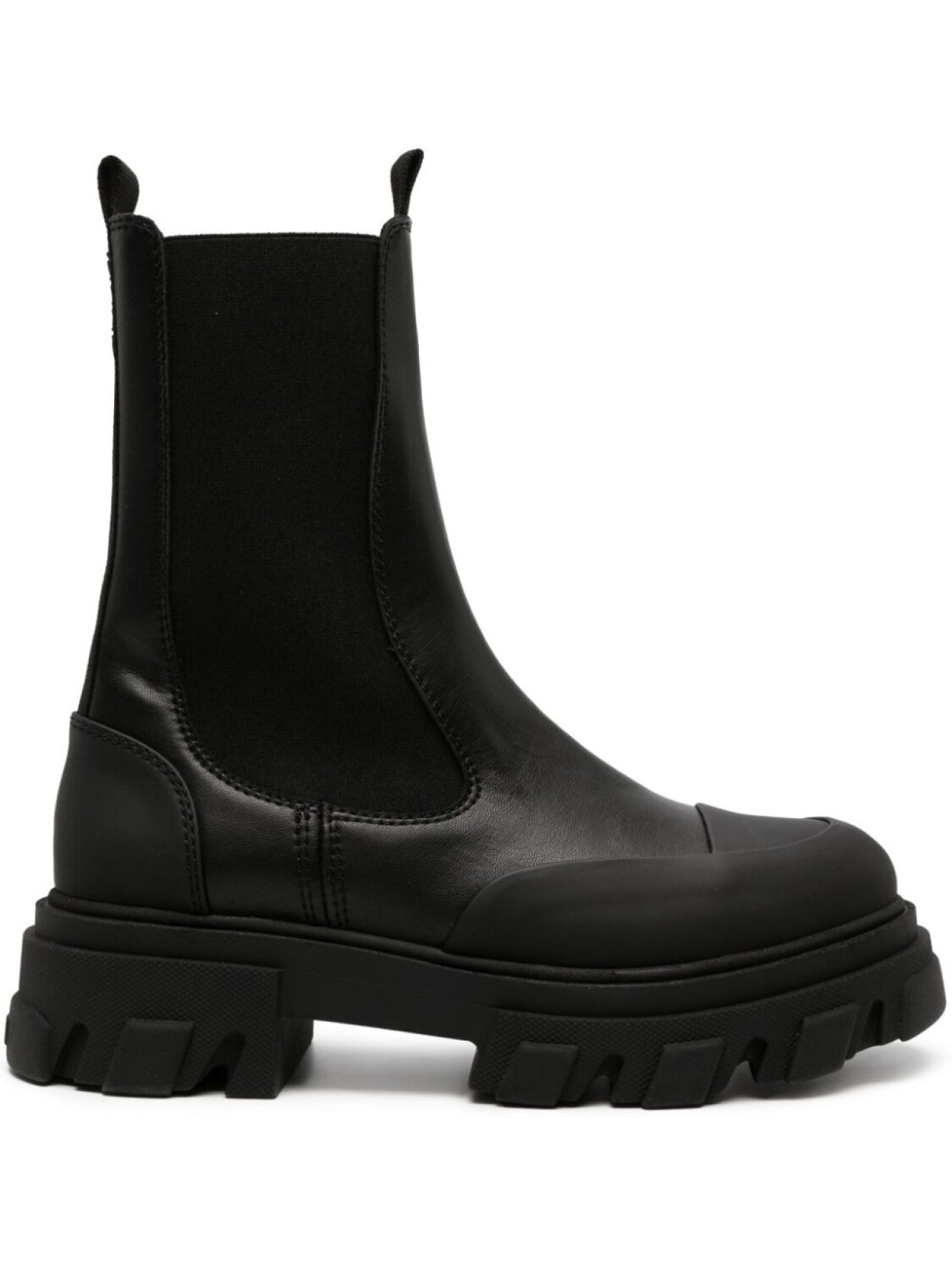 

GANNI ботинки челси Cleated из искусственной кожи, черный