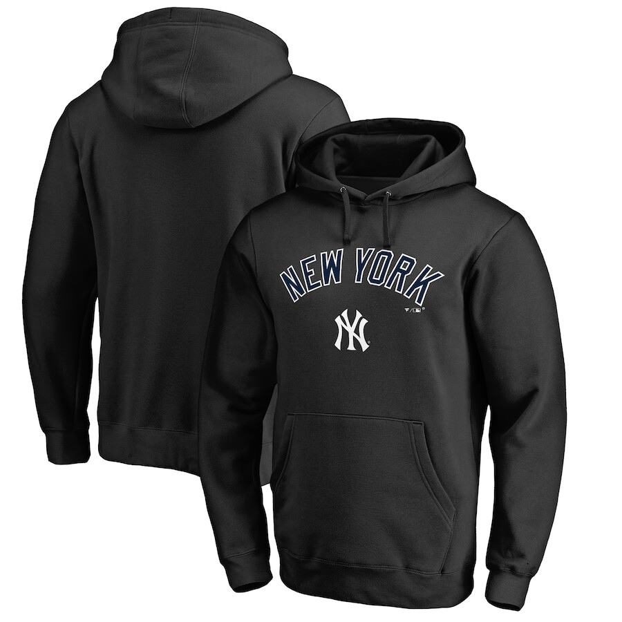 

Пуловер с капюшоном Fanatics Branded New York Yankees, черный