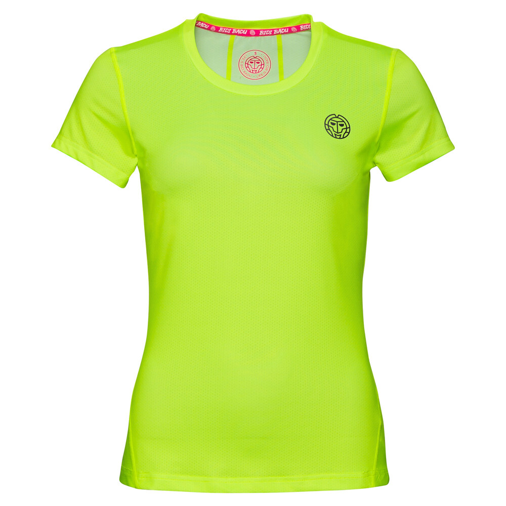

Футболка BIDI BADU Eve Tech Roundneck Tee neon yellow, цвет neongelb