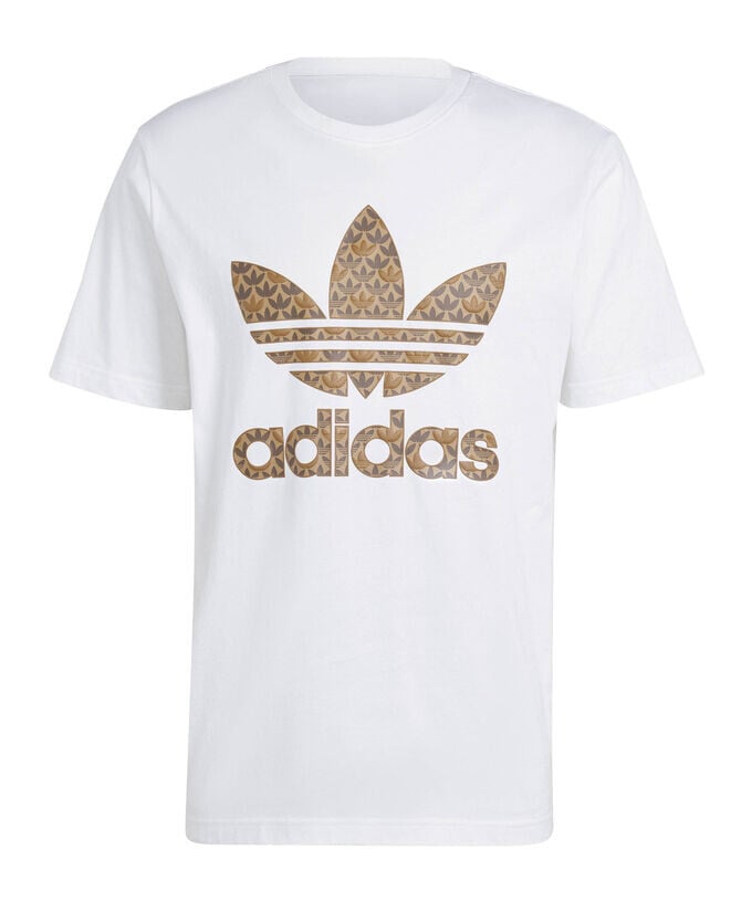 

Футболка с монограммой Adidas Originals, белый