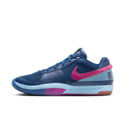 

Кроссовки Nike Ja 1 "NYx NY" Basketball Shoes, цвет Court Blue/Aquarius Blue/Black/Hyper Pink